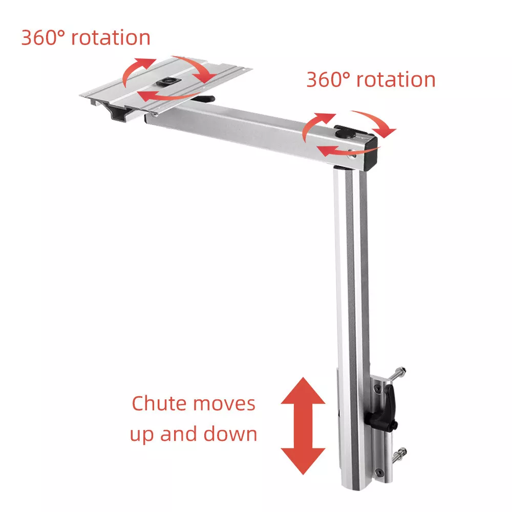 RV Table Leg Rotatable Folding Height Adjustable Camper Caravan Yachts Movable